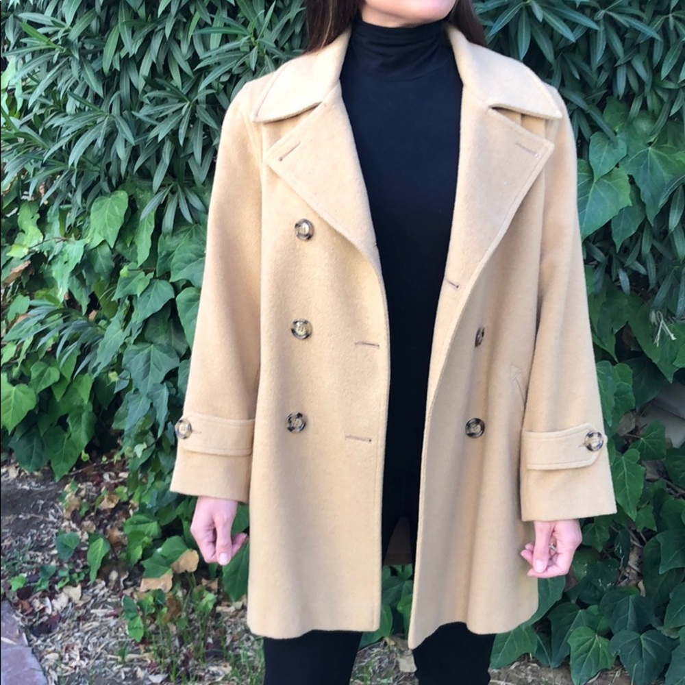 Camel Pea Coat